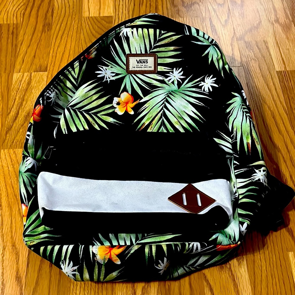 Vans floral print backpack